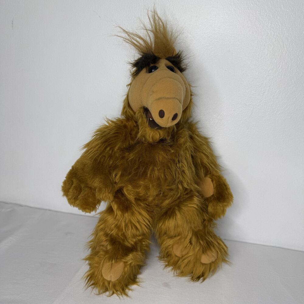 Vintage 1986 Coleco ALF Plush Stuffed Animal Medium Brown Soft Washable Toy 18"